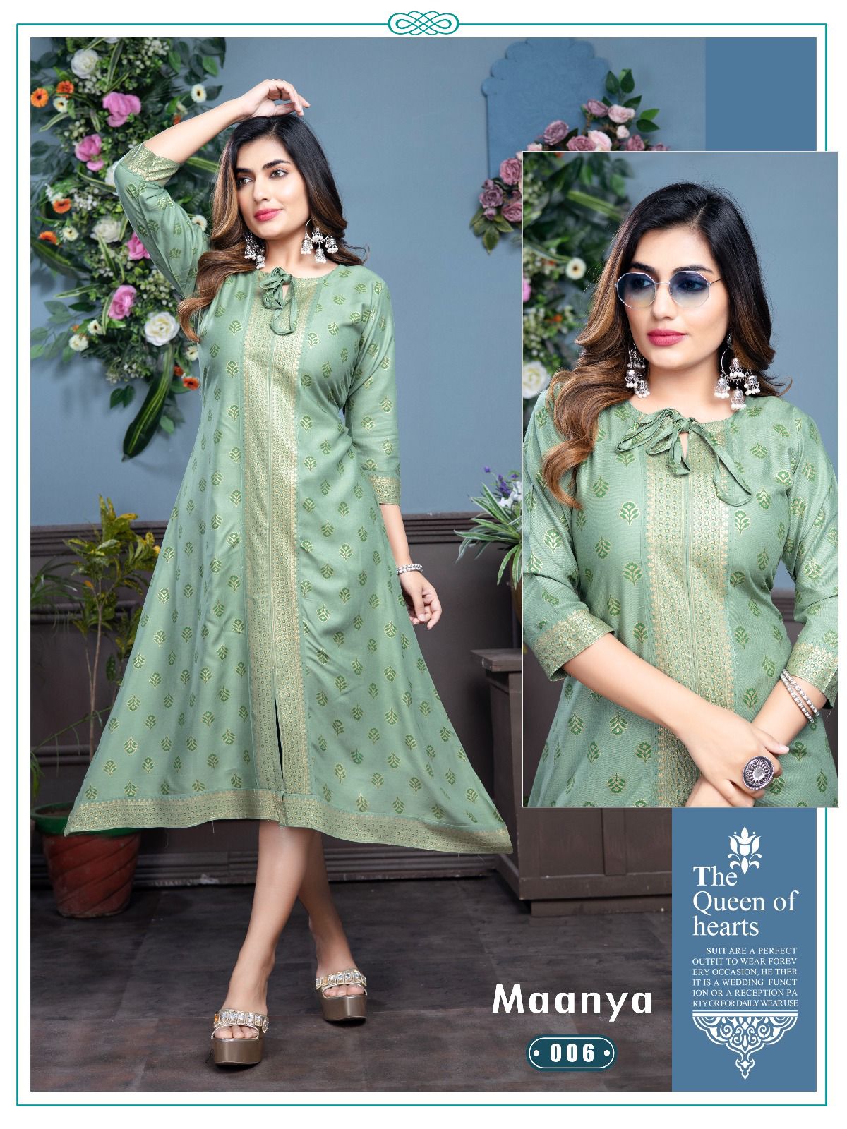 Maanya By Golden Printed Designer Kurtis Catalog
